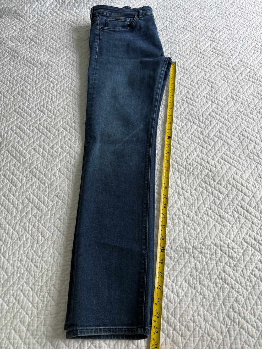 Hugo Boss CANDIANI Denim Straight Jeans in Dark Blue 32/32 - Picture 13 of 16